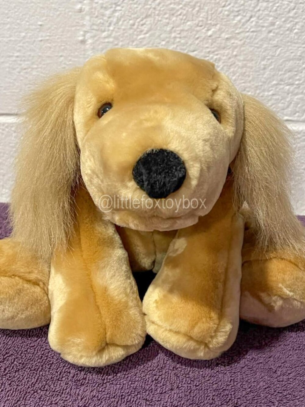 2001 Animal Alley Cocker Spaniel Plush Toys R Us Vintage ESSA Dog Puppy Toy